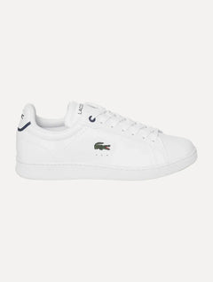 Tênis Lacoste Masculino Couro Carnaby Pro Leather Wht/Navy Branco