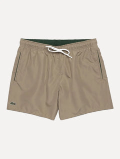 Short Lacoste Masculino Beachwear Classico Cáqui