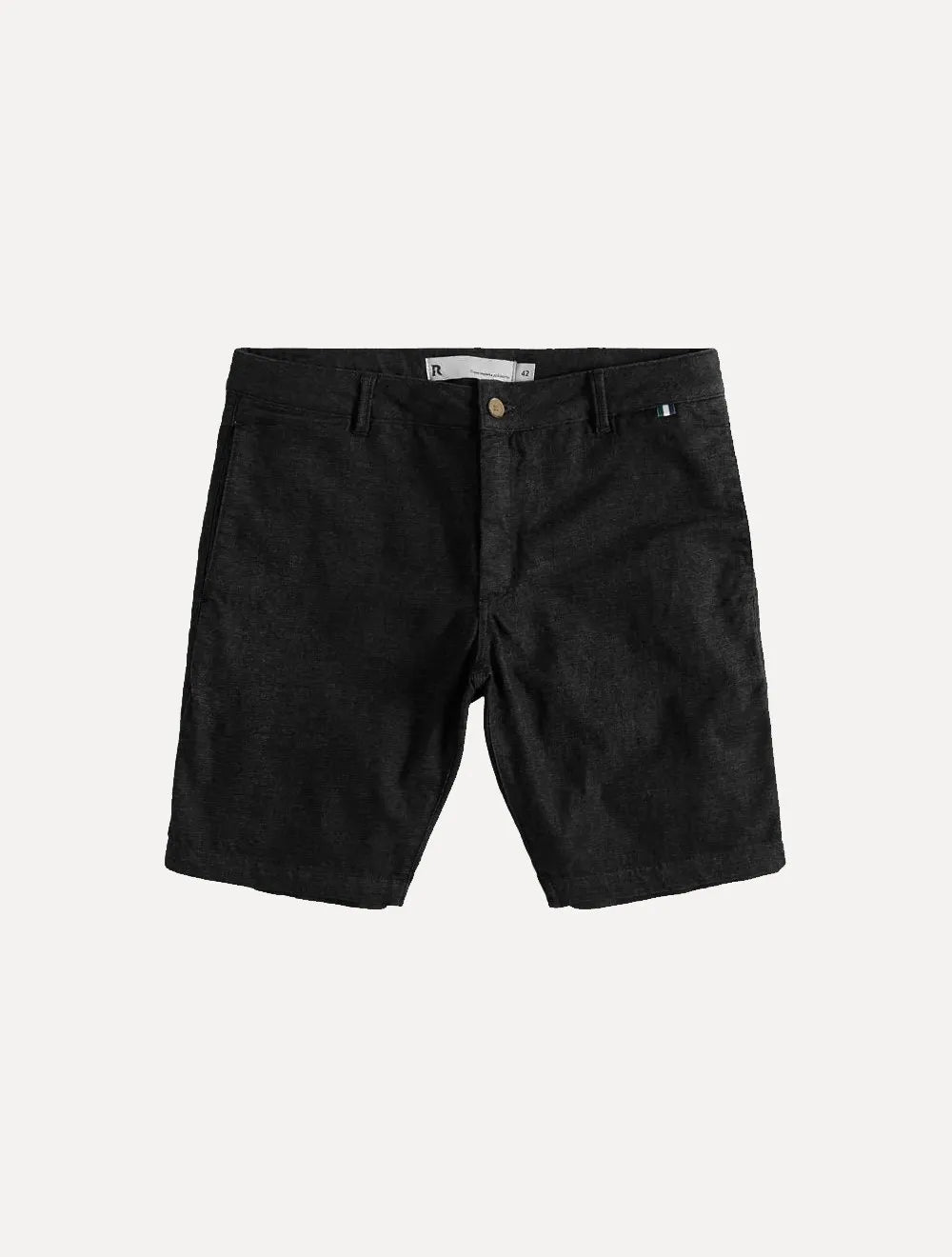 Bermuda Reserva Masculina Slim Casual Tito Preto Mescla
