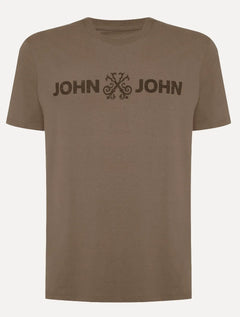 Camiseta John John Masculina Fit Basic Marrom