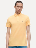 Polo Tommy Hilfiger Masculina Regular Piquet 1985 Amarelo Claro