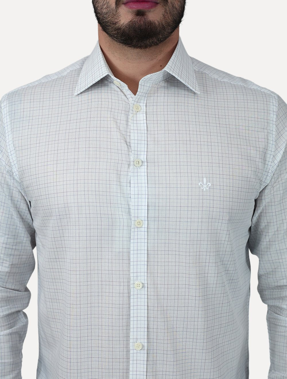 Camisa Dudalina Masculina Slim Superfine Cotton Xadrez Roxo/Branca