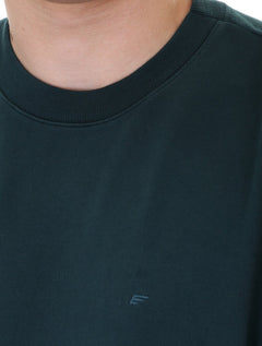 Moletom Ellus Masculino Crewneck Regular Basic Verde Escuro