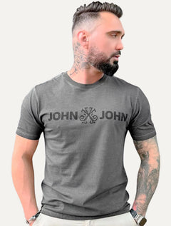 Camiseta John John Masculina Fit Basic Cinza