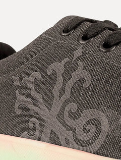 Tênis John John Masculino London Canvas  Sola Mescla Marrom Escuro