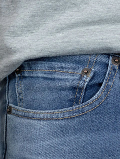 Calça Levis Jeans Masculina 510 Skinny Washed Azul Médio