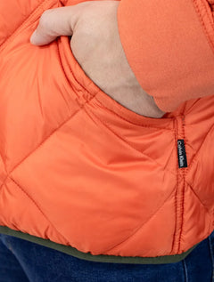 Jaqueta Calvin Klein Jeans Dupla Face Bomber Reversivel Verde Oliva