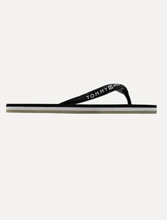 Chinelo Tommy Hilfiger Masculino Rubber Texture Strip Simon 34R Preto/Cinza