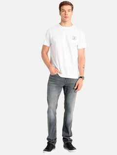 Camiseta Tommy Hilfiger Masculina Regular Stack Branca