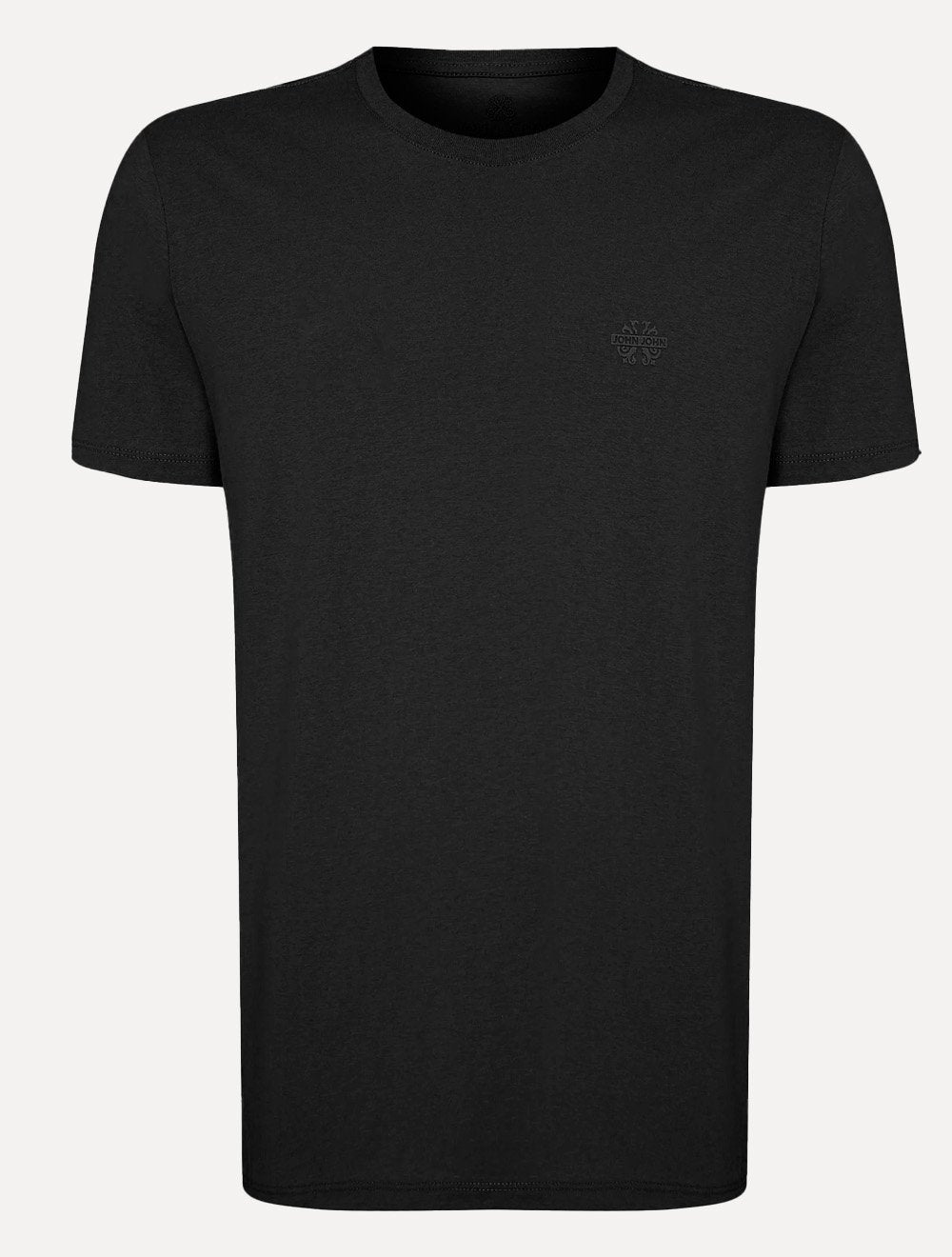 Camiseta John John Masculina Regular Fit Light Transfer Preto 
