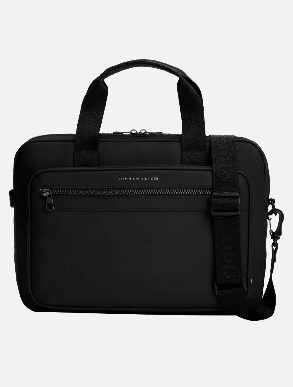 Bolsa Tommy Hilfiger Masculina Notebook Repreve Bag Preta