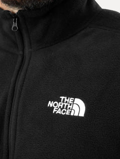 Blusa The North Face Masculina Fleece TKA 100 Glacier 1/4 Zip Preta