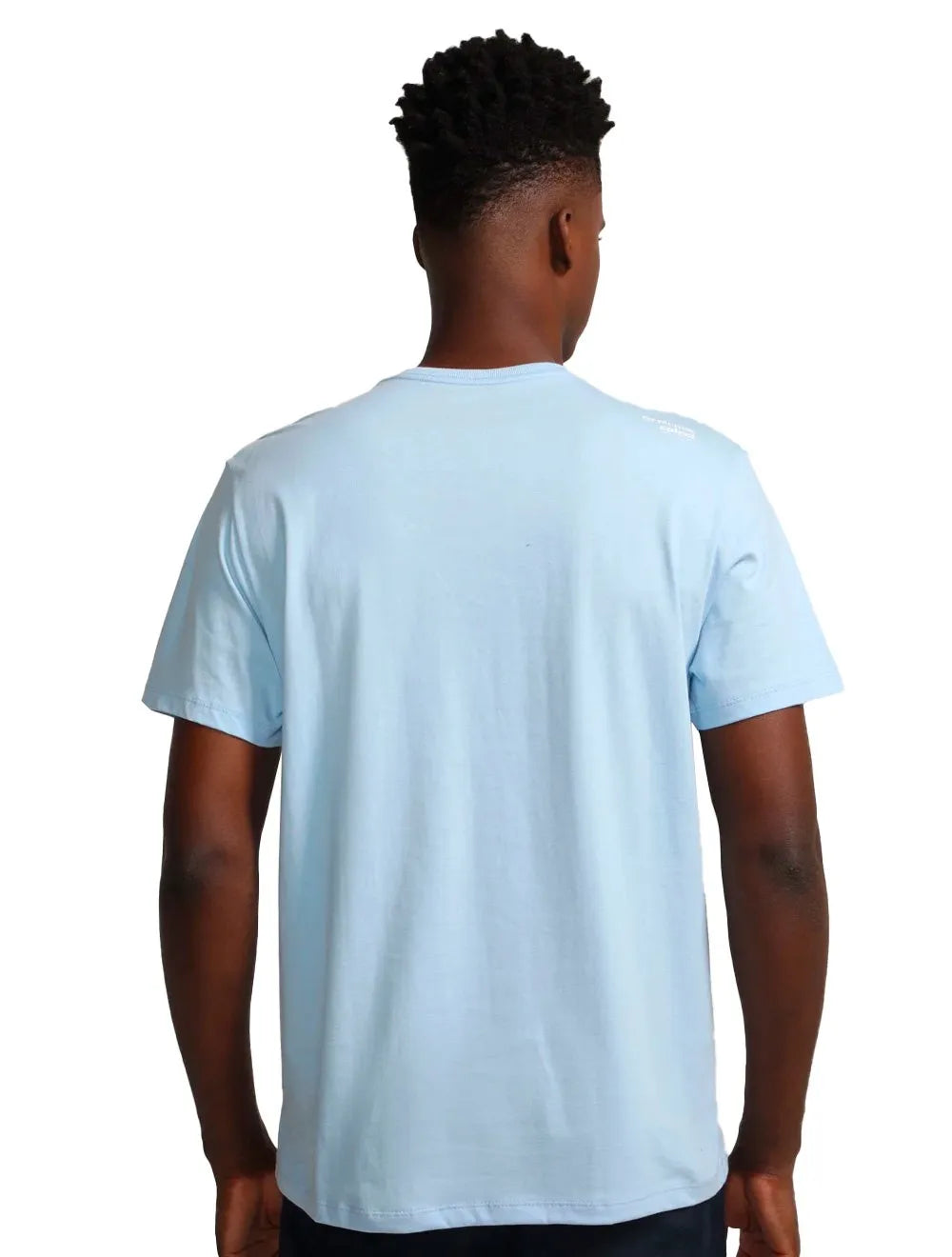 Camiseta Colcci Masculina Offline Vibes Azul Claro