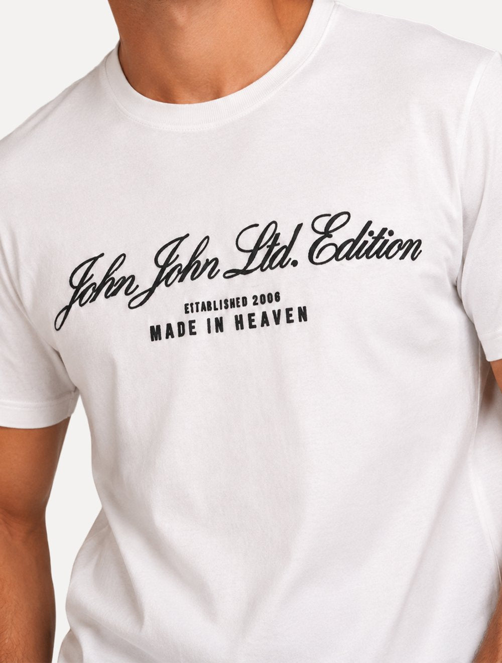 Camiseta John John Masculina Regular Fit Ltd Clean Branco