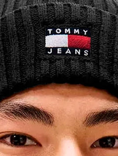 Gorro/Touca Tommy Jeans Heritage Core Beanie Preto