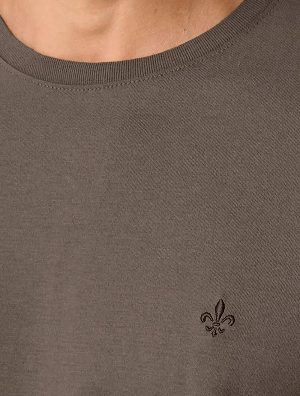 Camiseta Dudalina Masculina Essentials Brown Icon Marrom