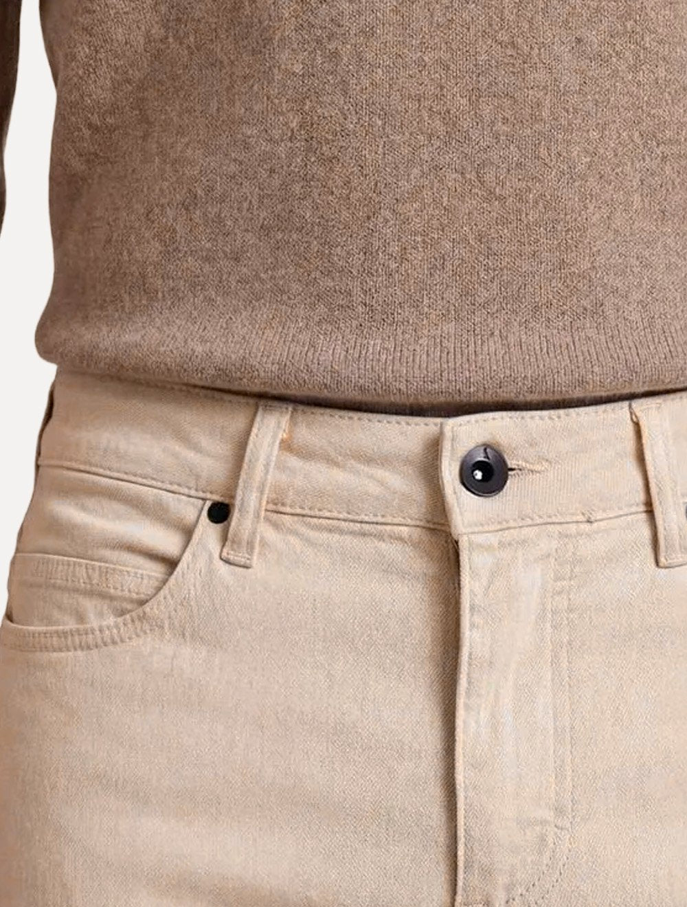 Calça Reserva Jeans Masculina Slim Color Areia