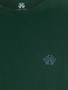 Camiseta John John Masculina Regular Fit Light Transfer Verde Escuro