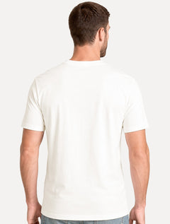 Camiseta John John Masculina Regular Fit Track Brand Branca