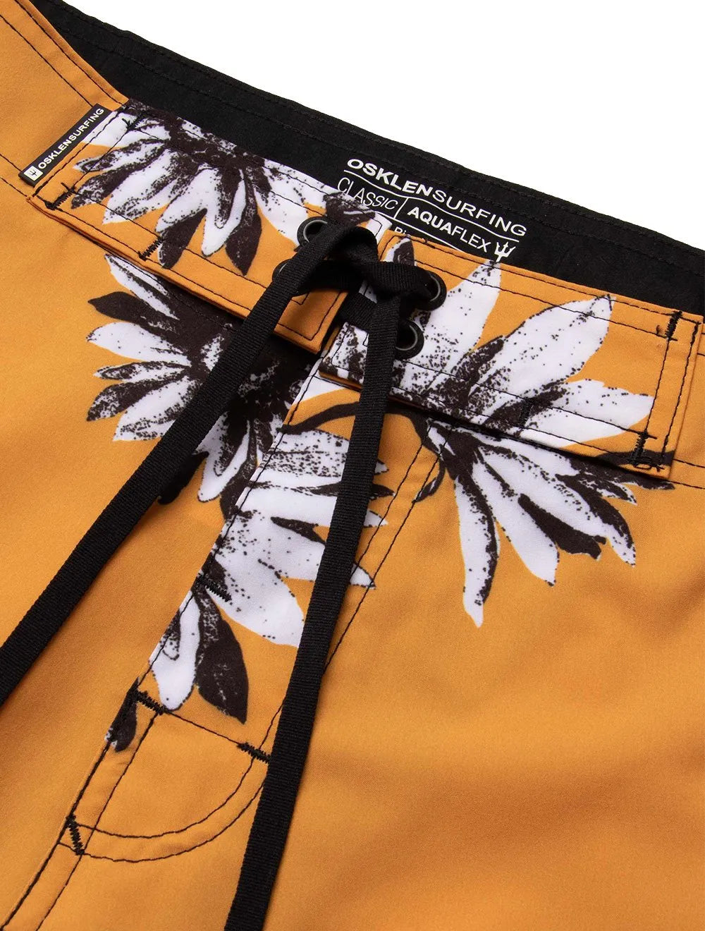 Bermuda Osklen D'Água Surf Yellow Sunflower Amarelo Escuro