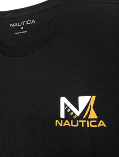 Camiseta Nautica Masculina Sailing N Icon 1983 Preta