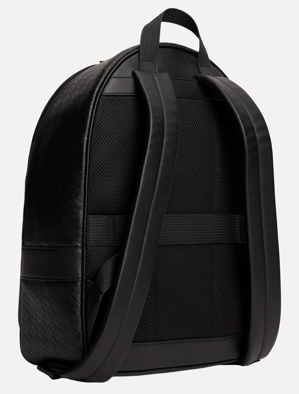 Mochila Tommy Hilfiger Embossed Flag Curve Preta