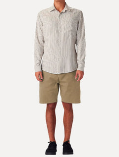 Bermuda Osklen Masculina Sarja Chino Blithe Cotton Cáqui