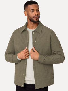 Jaqueta Dudalina Masculina Nylon Matelasse Verde Escuro