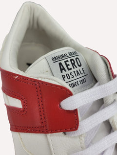 Tênis Aeropostale Masculino Casual Recortes Aero NYC 87 Vermelho/Branco