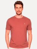 Camiseta Reserva Masculina Basic White Woodpecker Stoned Vermelha