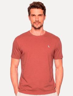 Camiseta Reserva Masculina Basic White Woodpecker Stoned Vermelha