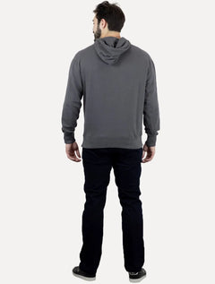 Moletom Tommy Jeans Masculino Regular Hoodie Icon Wrist Grafite