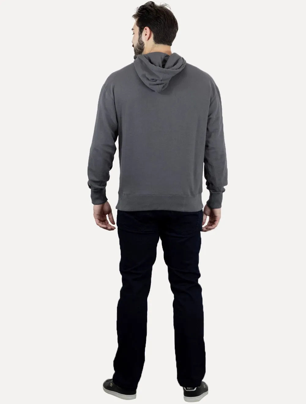 Moletom Tommy Jeans Masculino Regular Hoodie Icon Wrist Grafite