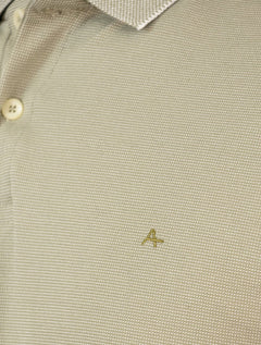 Polo Aramis Masculina Piquet Maquinetada Vegas Verde Sálvia