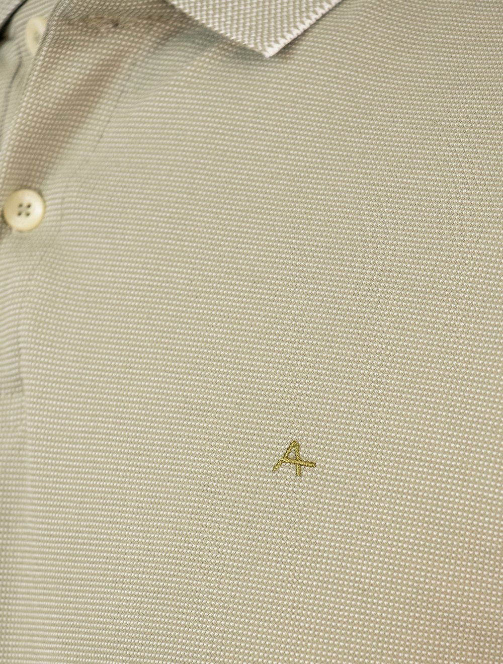 Polo Aramis Masculina Piquet Maquinetada Vegas Verde Sálvia