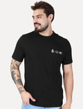Camiseta Tommy Hilfiger Masculina Regular Small Crest Outline Preta