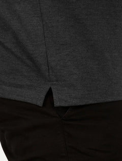 Polo Aramis Masculina Basic Piquet Mono Grafite Mescla