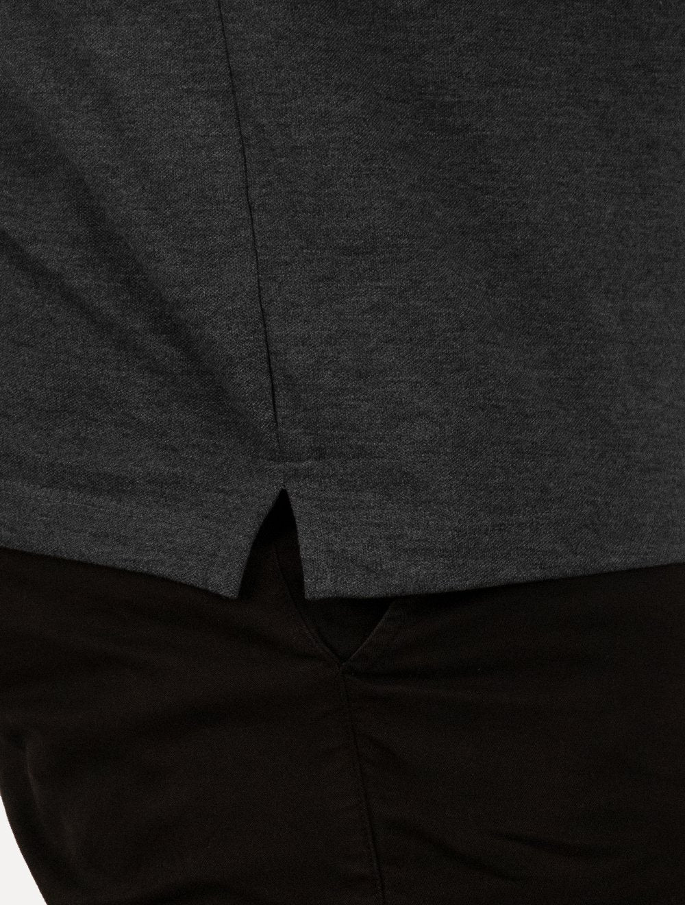 Polo Aramis Masculina Basic Piquet Mono Grafite Mescla