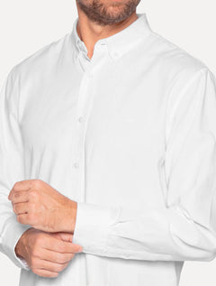 Camisa Levis Masculina Relaxed Oxford Authentic Button Up Branca