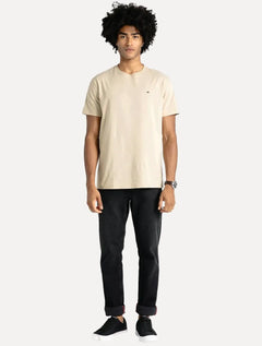 Camiseta Tommy Hilfiger Masculina Essential Cotton Creme
