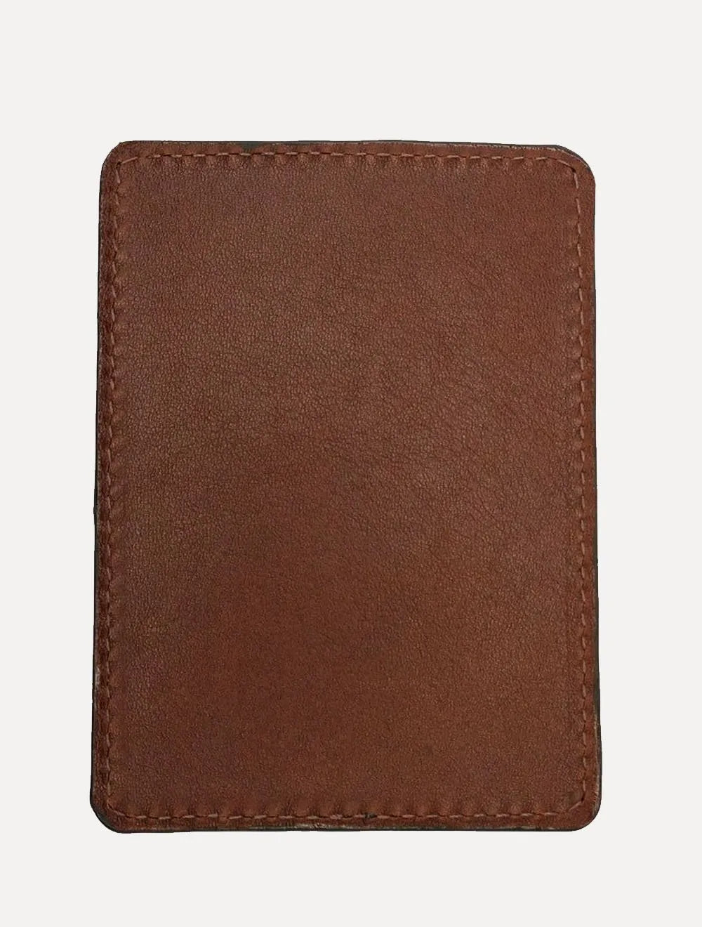 Carteira Reserva Masculina Porta-Cartão Couro Outlander 3.0 Marrom