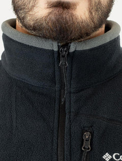 Colete Columbia Masculino Fleece Fast Trek Preta
