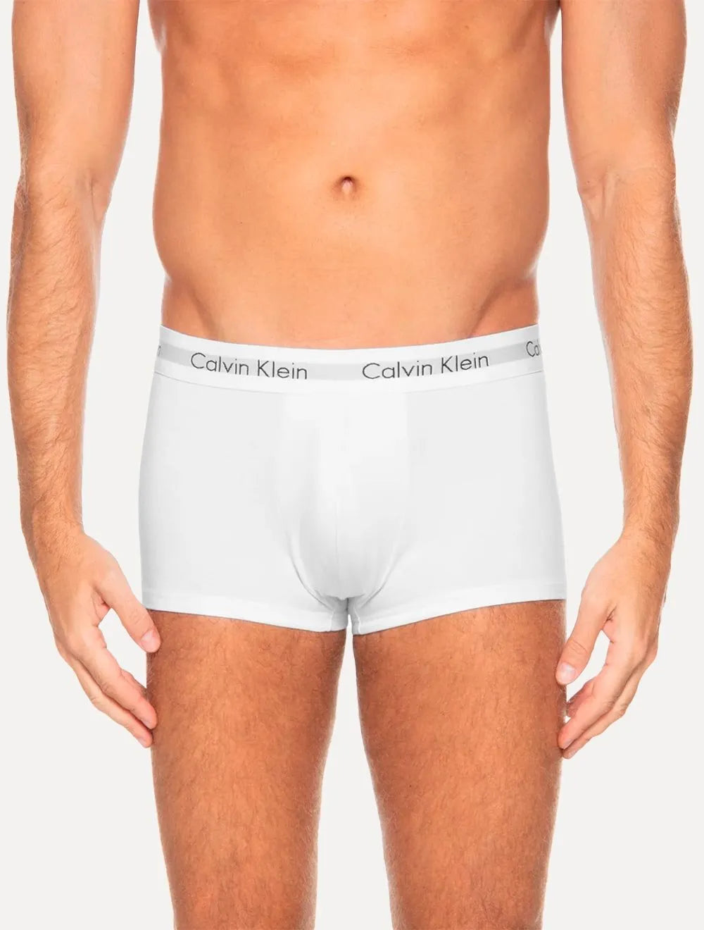 Cuecas Calvin Klein Low Rise Trunk Mescla Preta Branca Pack 4UN