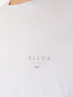 Camiseta Ellus Masculina Linen Slim Originals Duplic Areia Mescla