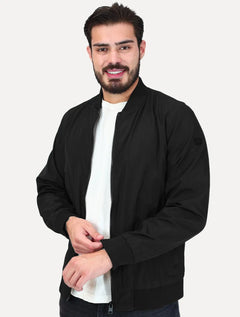 Jaqueta King & Joe Masculina Nylon Premium Bomber Preta