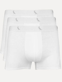 Cueca Reserva Masculina Boxer Grey Woodpecker Cotton Branca Pack 3UN