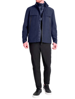 Jaqueta Aramis Masculina Nylon Bomber 3 IN 1 Liquid Repeller Azul Marinho