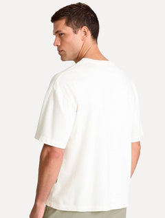 Camiseta John John Masculina Box Rubber Logo Off White