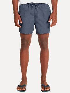 Short Aramis Masculino D'Água Elastico Melange Azul Índigo Mescla