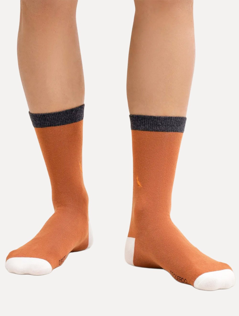 Meia Reserva Masculina Cano Alto Colors Marrom